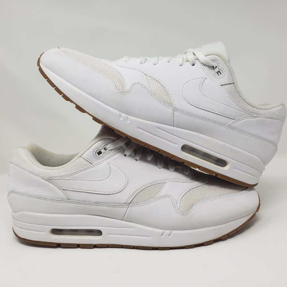 Men's Size 15 Nike Air Max 1 White Gum AH8145-109 2018